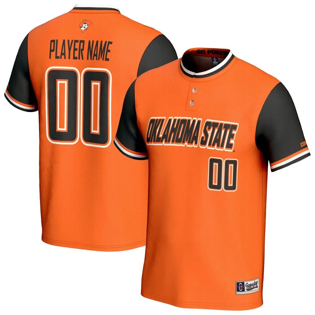 Oklahoma State Cowboys GameDay Greats Youth NIL Pick-A-Player Lightweight Collegiate Softball Fashion Jersey