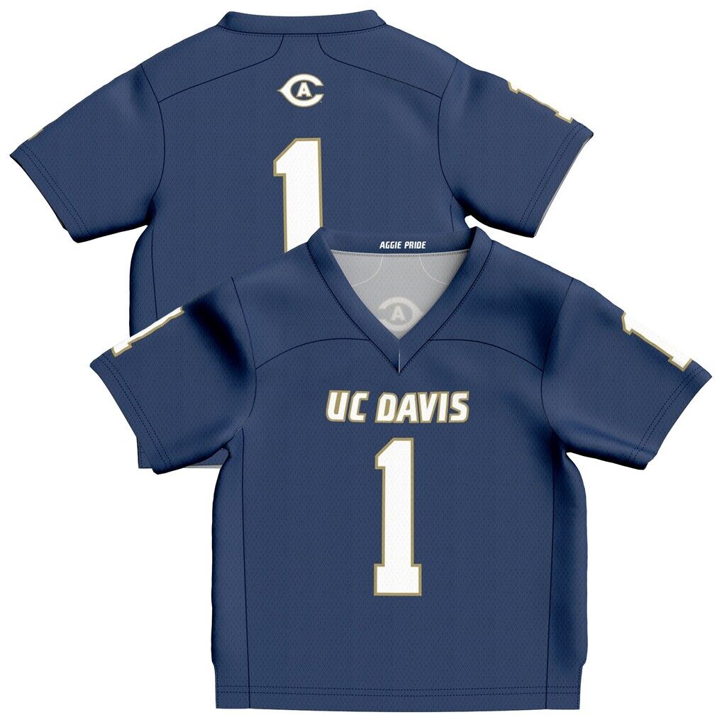 UC Davis Aggies GameDay Greats Toddler Lightweight Collegiate Football Fashion Jersey