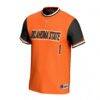 Oklahoma State Cowboys GameDay Greats Unisex Lightweight Softball Fashion Jersey - Orange - Side View