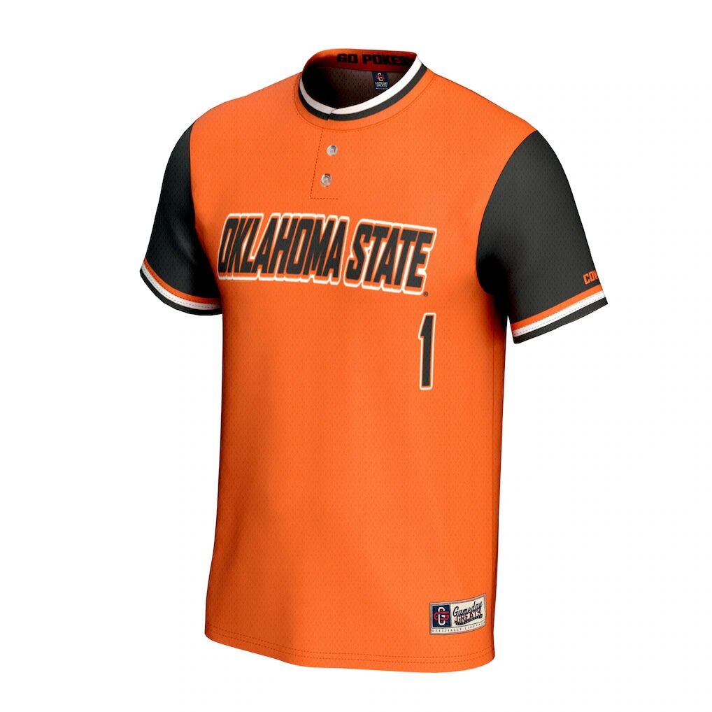 Oklahoma State Cowboys GameDay Greats Unisex Lightweight Softball Fashion Jersey