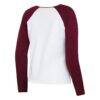Washington Commanders WEAR by Erin Andrews Women's Henley Long Sleeve Raglan T-Shirt - - Alt1