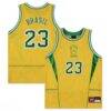 Brazil National Team Jordan Brand Youth Mesh Basketball Fashion Jersey - Yellow - Front View