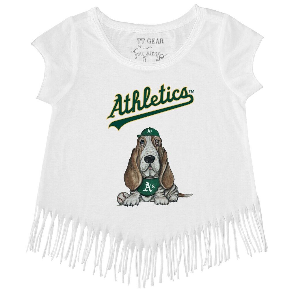 Athletics Tiny Turnip Girls Toddler Puddy Fringe T-Shirt