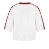 Washington Commanders '47 Women's Big Overarch Drop Needle Raglan V-Neck T-Shirt - White - Detail View