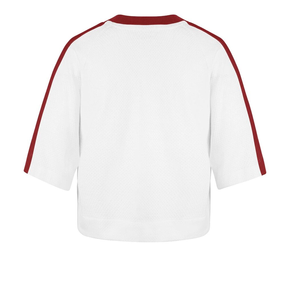 Washington Commanders '47 Women's Big Overarch Drop Needle Raglan V-Neck T-Shirt