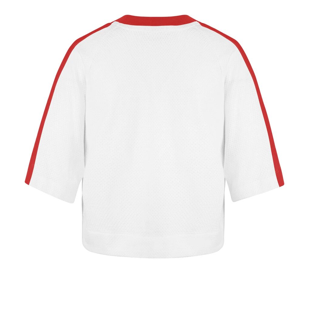 Kansas City Chiefs '47 Women's Big Overarch Drop Needle Raglan V-Neck T-Shirt