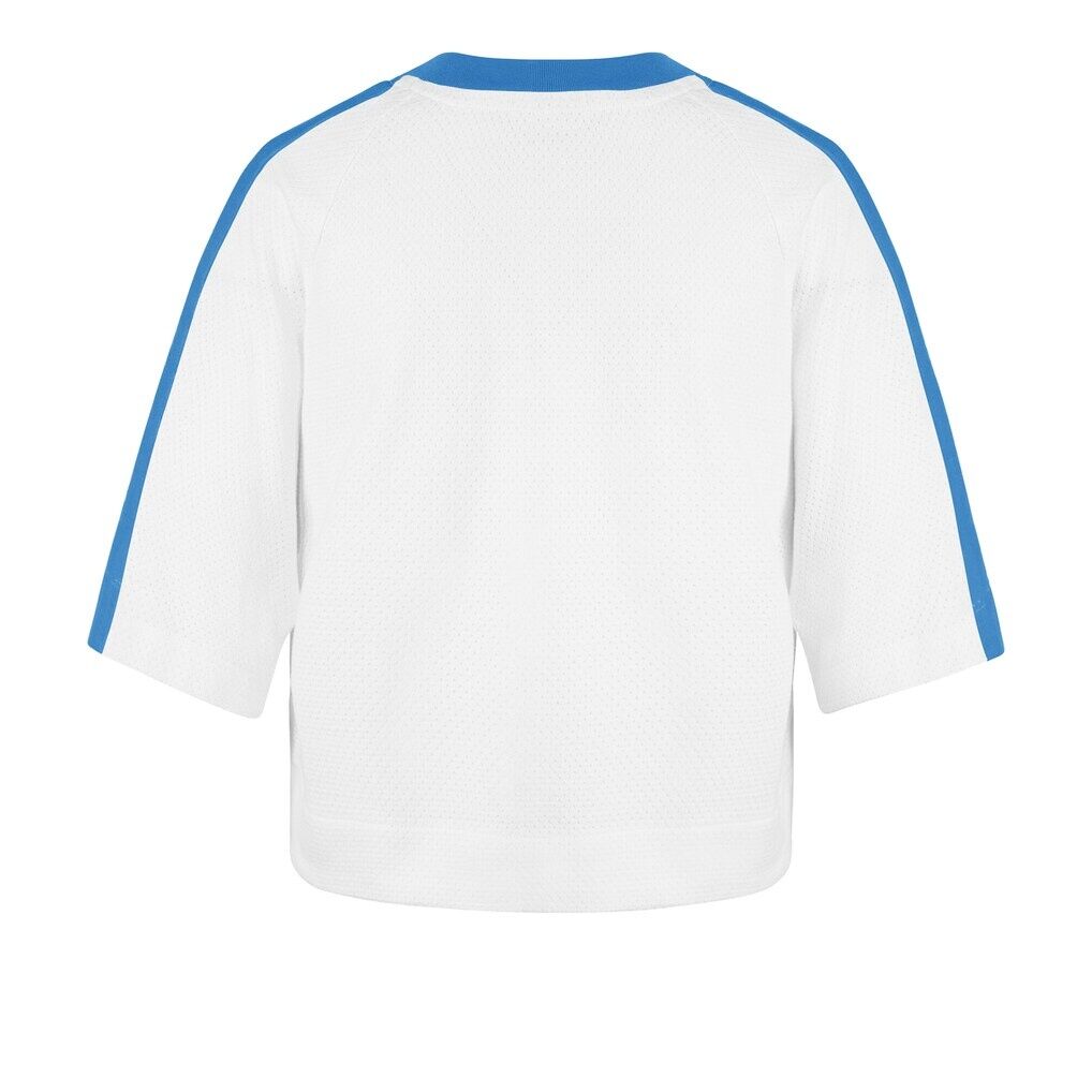 Los Angeles Chargers '47 Women's Big Overarch Drop Needle Raglan V-Neck T-Shirt