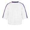 Minnesota Vikings '47 Women's Big Overarch Drop Needle Raglan V-Neck T-Shirt - White - Back View