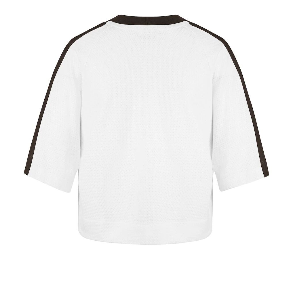 Cleveland Browns '47 Women's Big Overarch Drop Needle Raglan V-Neck T-Shirt
