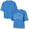 Los Angeles Chargers '47 Women's Call Out Reed City T-Shirt - - Front View