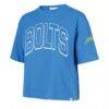 Los Angeles Chargers '47 Women's Call Out Reed City T-Shirt - - Side View