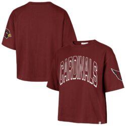 Arizona Cardinals '47 Women's Call Out Reed City T-Shirt - - Front View