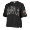 Cincinnati Bengals '47 Women's Call Out Reed City T-Shirt - Black - Side View