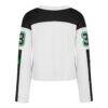 Philadelphia Eagles '47 Women's Exclamation Metro V-Neck Long Sleeve Jersey T-Shirt - White - Side View