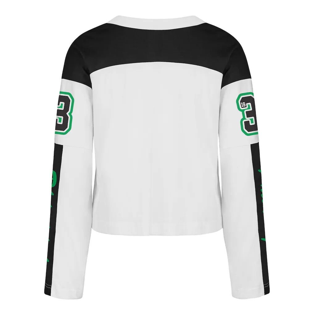 Philadelphia Eagles '47 Women's Exclamation Metro V-Neck Long Sleeve Jersey T-Shirt