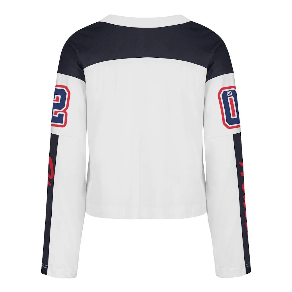 Houston Texans '47 Women's Exclamation Metro V-Neck Long Sleeve Jersey T-Shirt