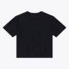 Philadelphia Eagles Mitchell & Ness Women's Core Essentials Micro Logo Boxy Crop T-Shirt - Black - Side View