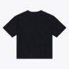 Miami Dolphins Mitchell & Ness Women's Core Essentials Micro Logo Boxy Crop T-Shirt - Black - Side View