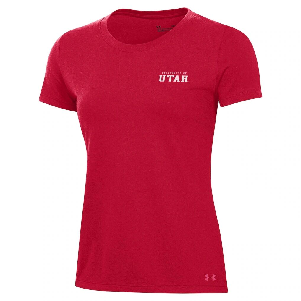 Utah Utes Under Armour Women's Performance Cotton T-Shirt