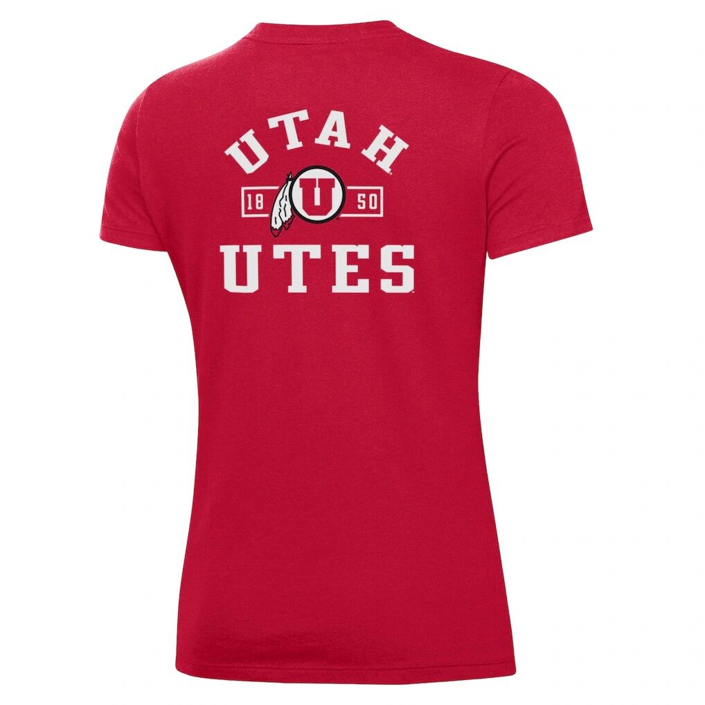 Utah Utes Under Armour Women's Performance Cotton T-Shirt