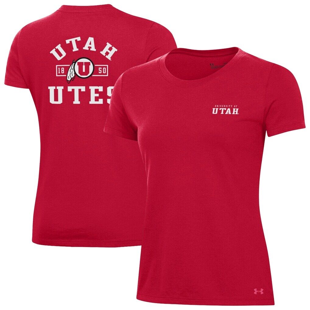 Utah Utes Under Armour Women's Performance Cotton T-Shirt
