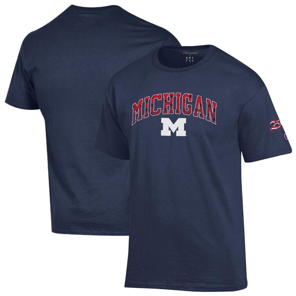 Michigan Wolverines Champion Americana 250th Arch T-Shirt