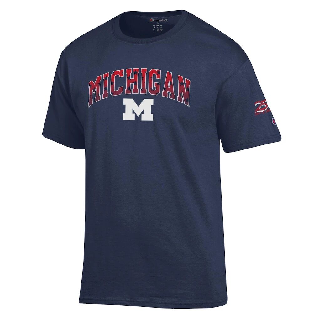 Michigan Wolverines Champion Americana 250th Arch T-Shirt
