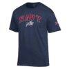 Navy Midshipmen Champion Americana 250th Arch T-Shirt - Navy - Side View