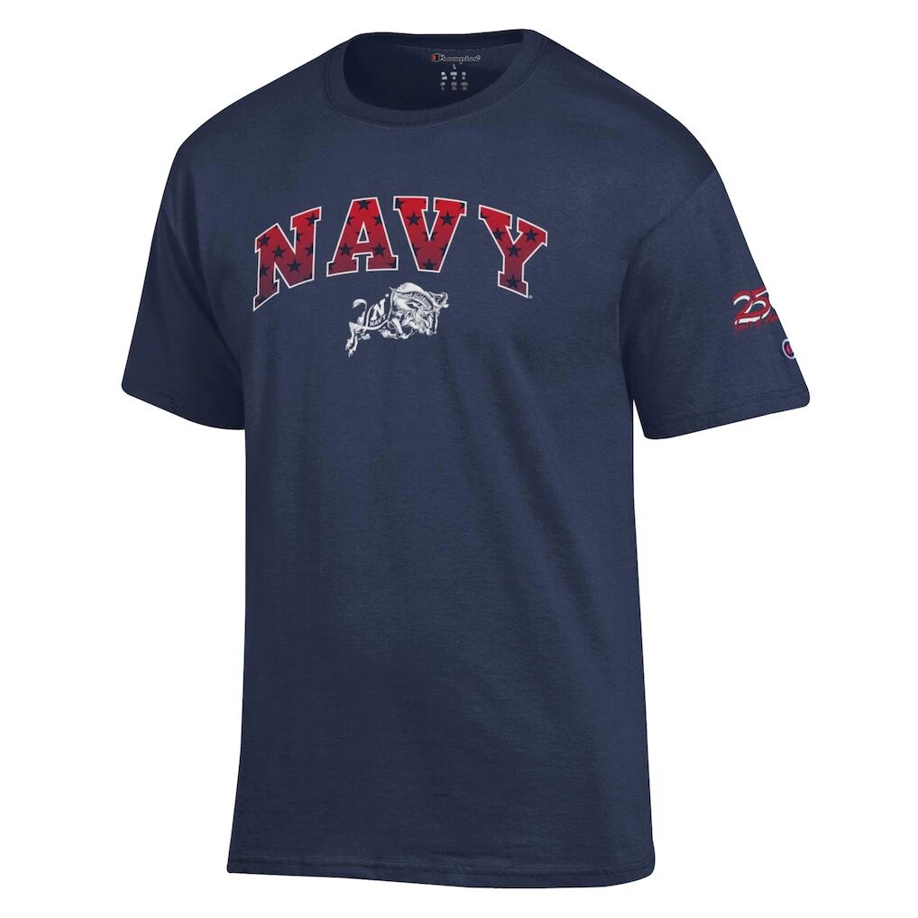 Navy Midshipmen Champion Americana 250th Arch T-Shirt