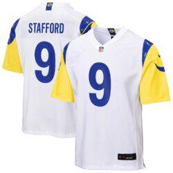 Matthew Stafford Los Angeles Rams Nike Youth Game Jersey - White - Front View
