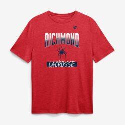 Richmond Spiders Lacrosse Hype Tri-Blend T-Shirt - Red - Front View