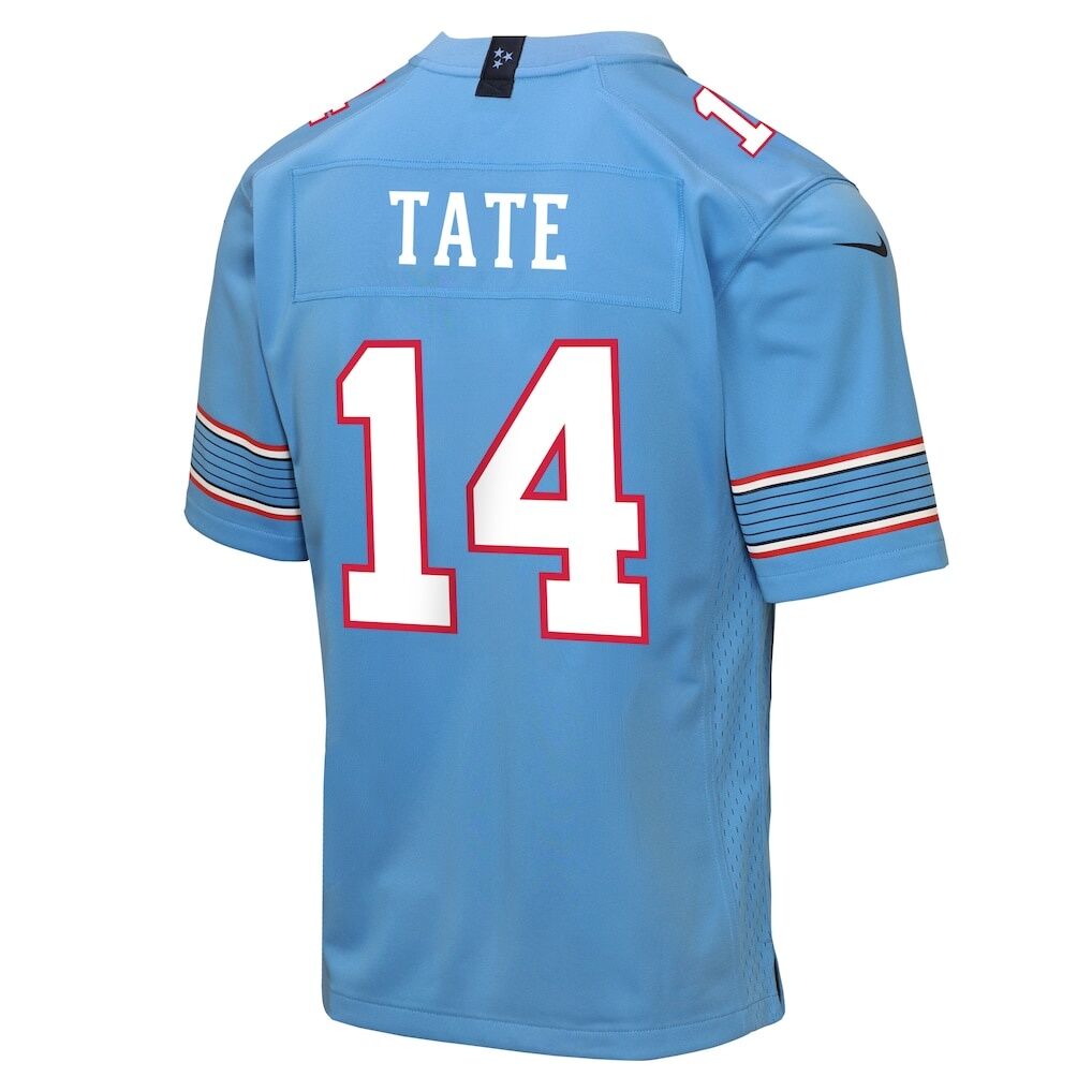 Carnell Tate Tennessee Titans Nike Youth Team Game Jersey - Light Blue