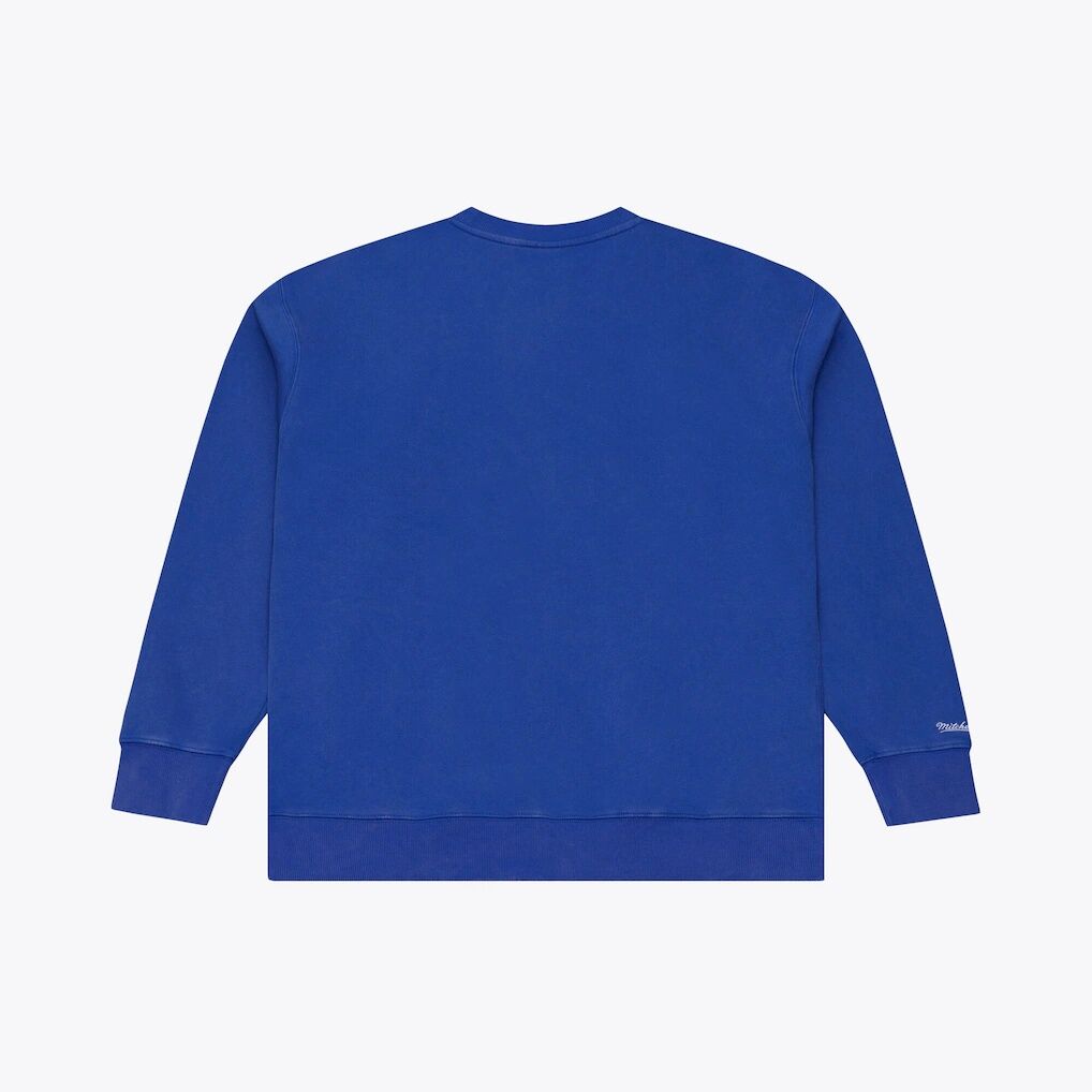 Seattle Seahawks Mitchell & Ness Micro Logo Fleece Sweatshirt - Royal