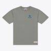 Jacksonville Jaguars Mitchell & Ness Core Essentials Micro Logo T-Shirt - Gray - Front View