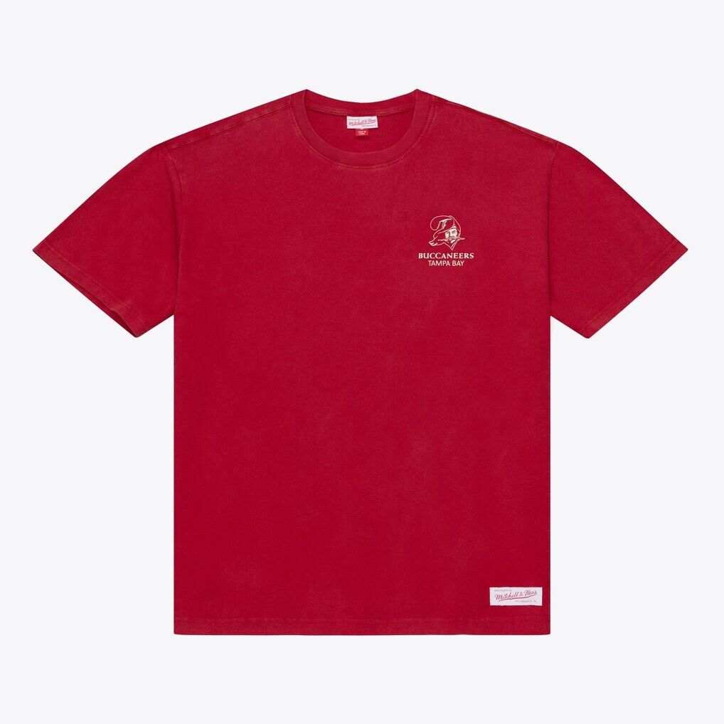 Tampa Bay Buccaneers Mitchell & Ness Core Essentials Micro Logo T-Shirt