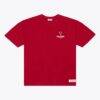 Atlanta Falcons Mitchell & Ness Core Essentials Micro Logo T-Shirt - Red - Front View