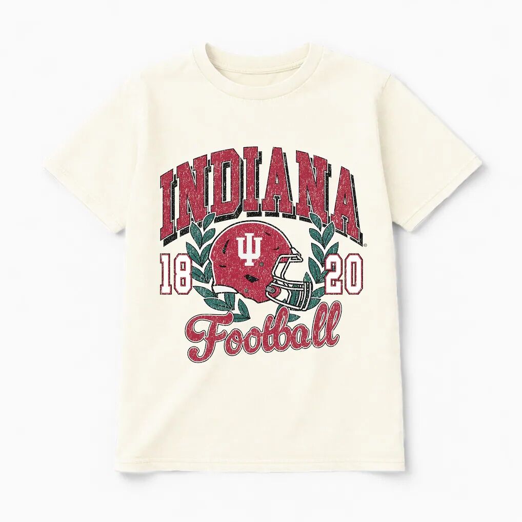 Indiana Hoosiers Gameday Couture Women's Raised on Victory T-Shirt - Natural