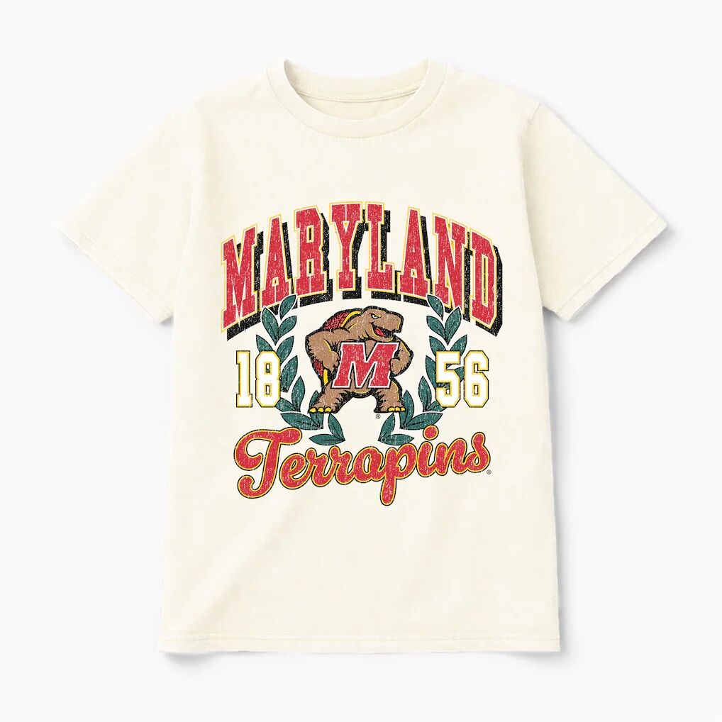 Maryland Terrapins Gameday Couture Women's Raised on Victory T-Shirt - Natural