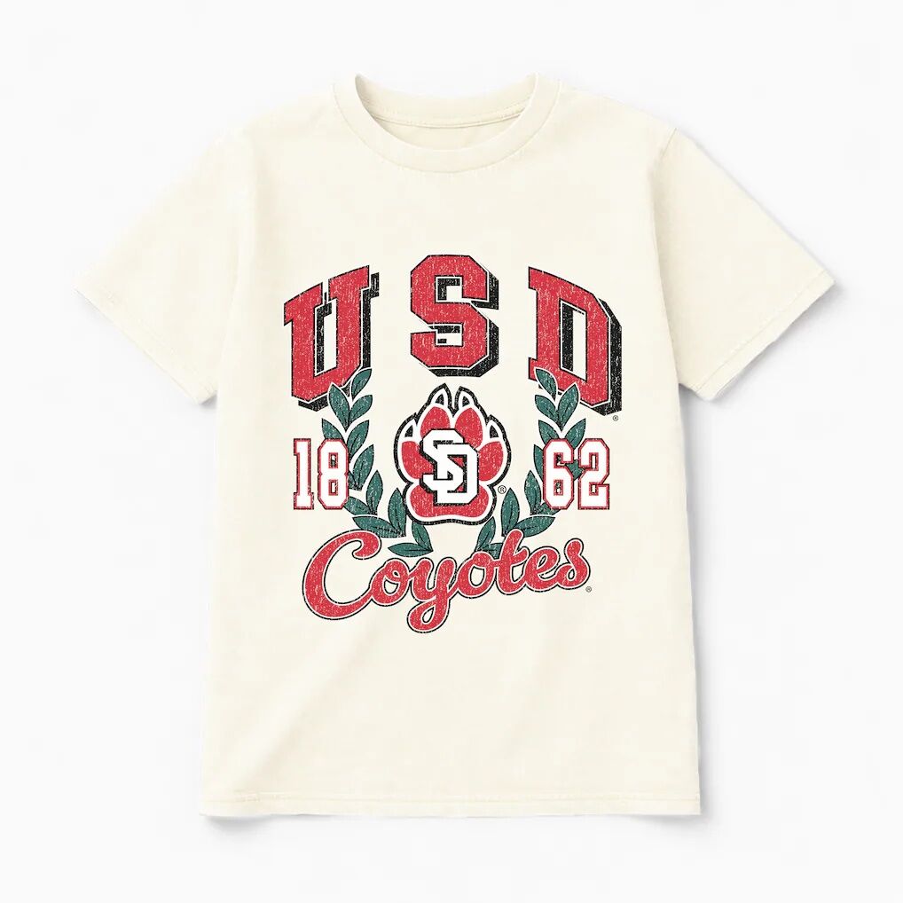 South Dakota Coyotes Gameday Couture Women's Raised on Victory T-Shirt - Natural