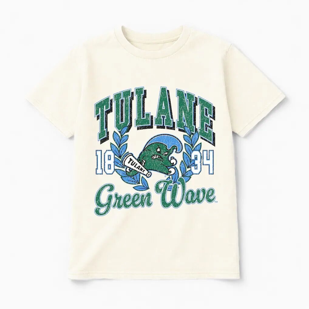 Tulane Green Wave Gameday Couture Women's Raised on Victory T-Shirt - Natural