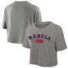 Ole Miss Rebels Nike Women's Dri-FIT Cropped T-Shirt - - Front View