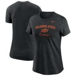 Oklahoma State Cowboys Nike Women's Primary T-Shirt - Black - Front View