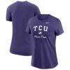 TCU Horned Frogs Nike Women's Primary T-Shirt - Purple - Front View
