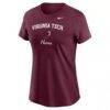 Virginia Tech Hokies Nike Women's Primary T-Shirt - - Side View