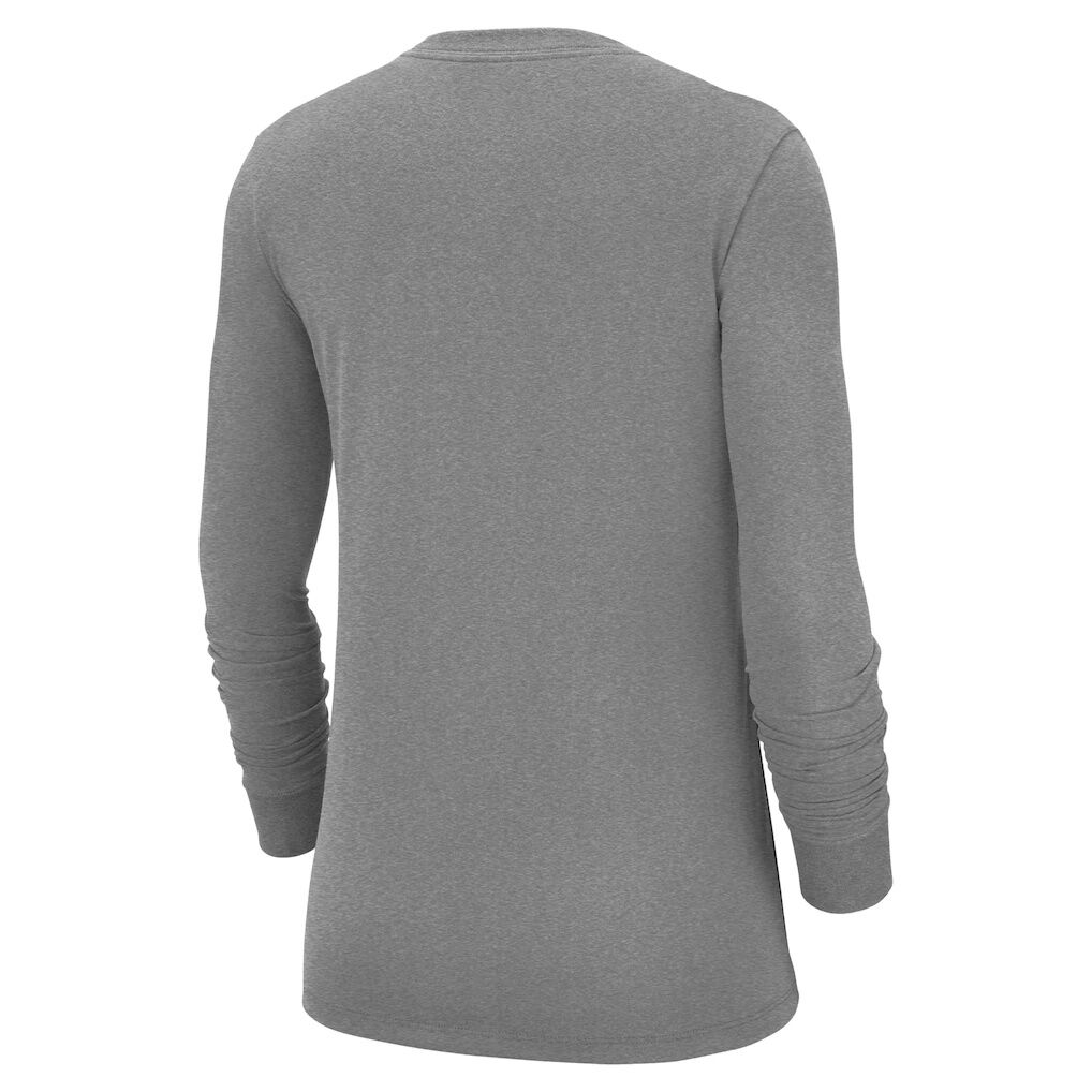 Virginia Tech Hokies Nike Women's Core Long Sleeve T-Shirt - Heather Gray