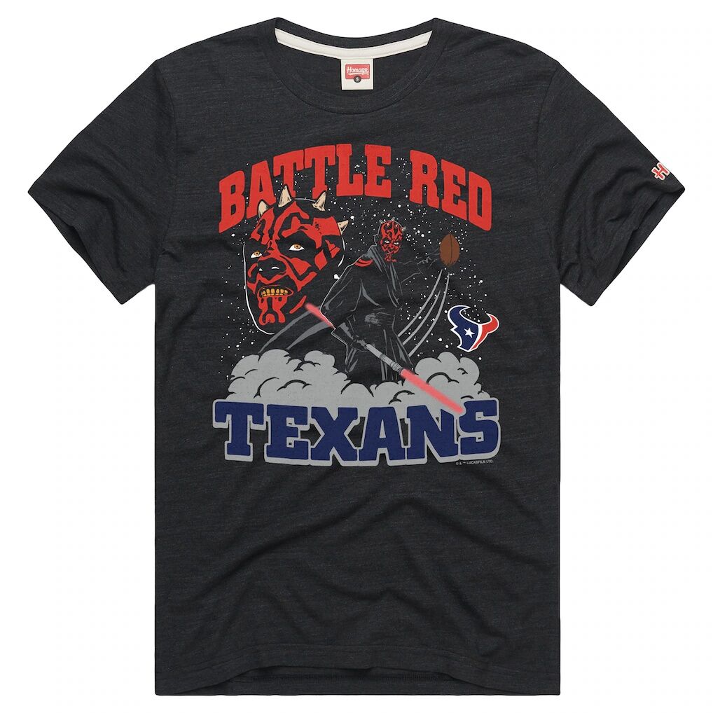 Houston Texans Homage Unisex Star Wars x NFL Tri-Blend T-Shirt