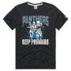 Carolina Panthers Homage Unisex Star Wars x NFL Tri-Blend T-Shirt - Charcoal - Back View