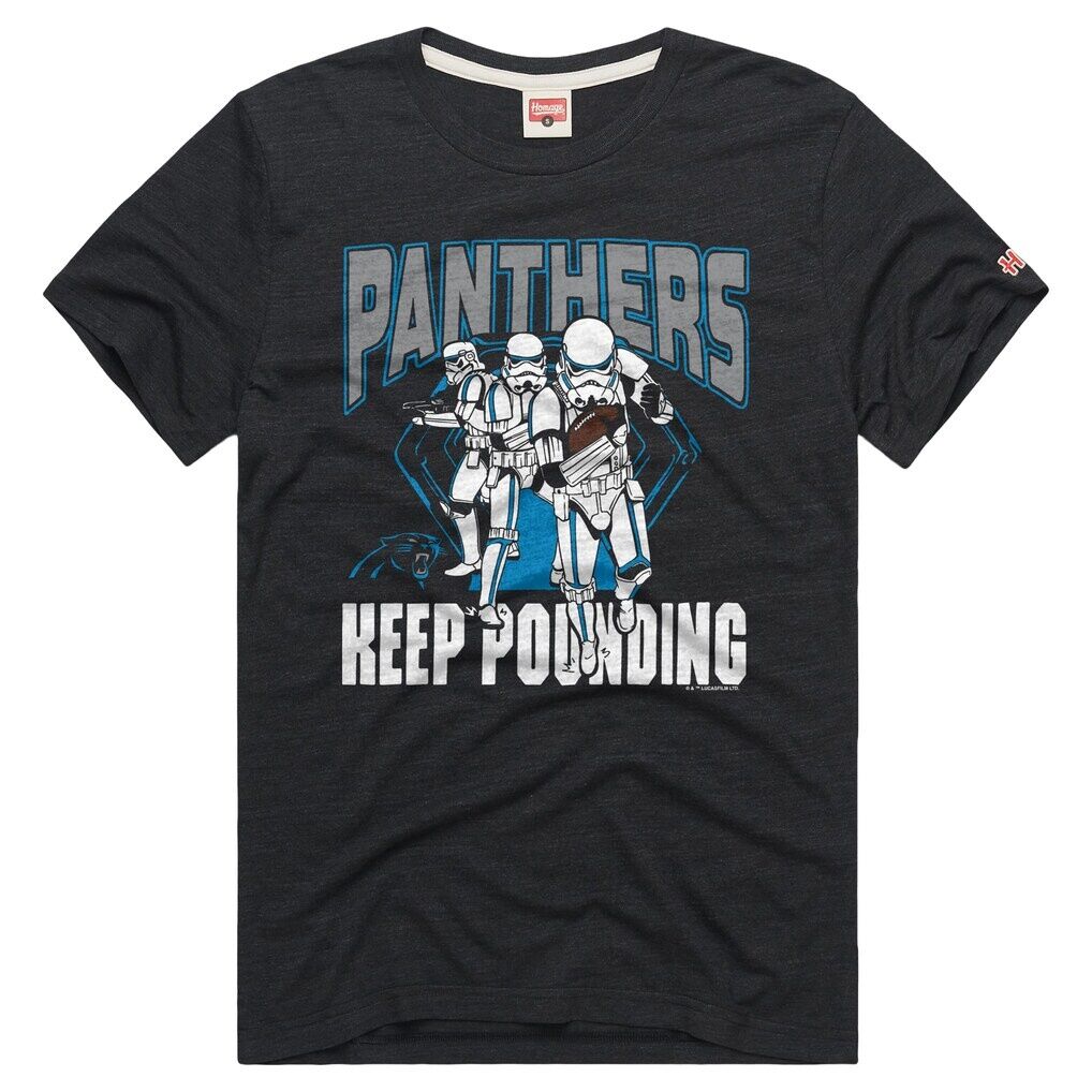 Carolina Panthers Homage Unisex Star Wars x NFL Tri-Blend T-Shirt