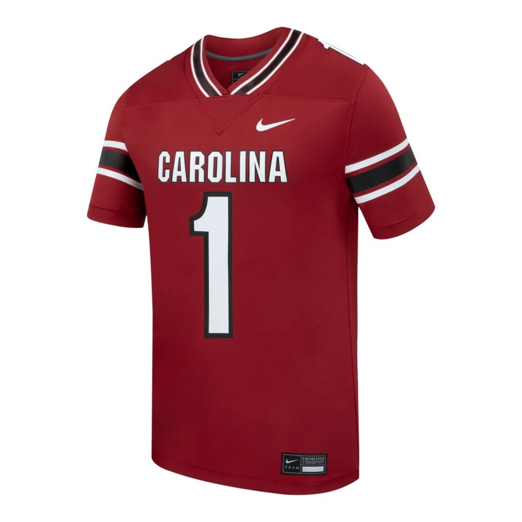 #1 South Carolina Gamecocks Nike Home Replica Football Jersey - Garnet