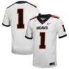 #1 Oregon State Beavers Nike Road Replica Football Jersey - White - Front View